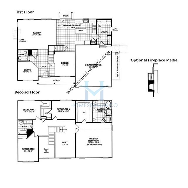 Cypress model in the Lancaster Falls subdivision in Volo, IL