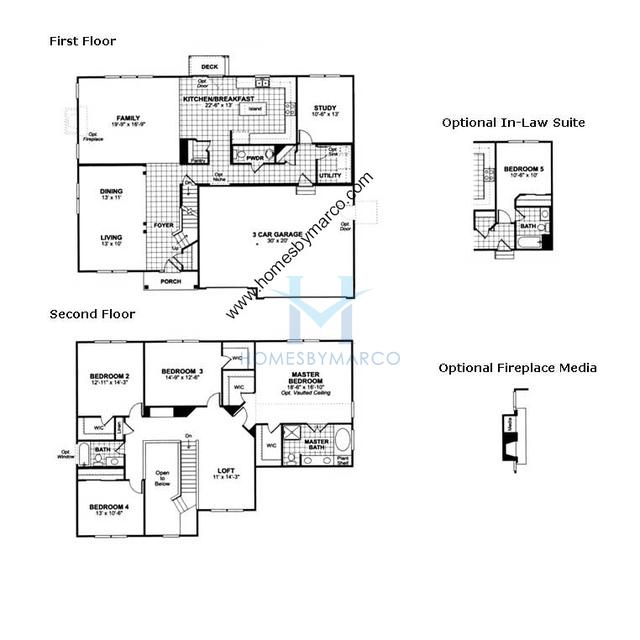 Photos of the Laurel model in the Lancaster Falls in Volo, IL