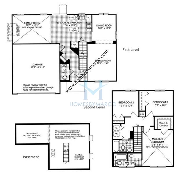 Photos of the Essex model in the Lakewood Ridge in Bolingbrook, IL