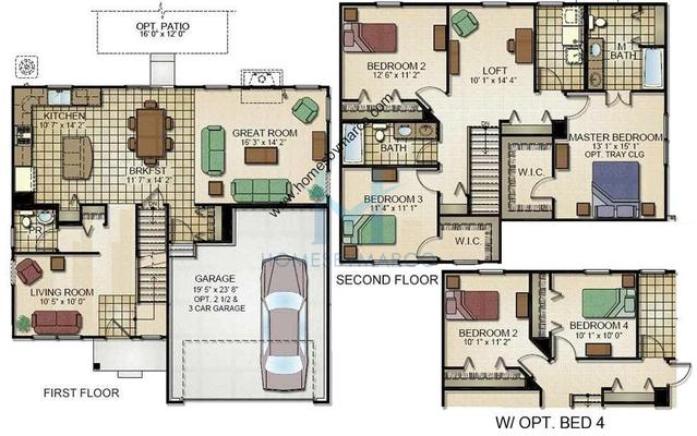 Augusta model in the Sweetwater subdivision in Woodstock, IL