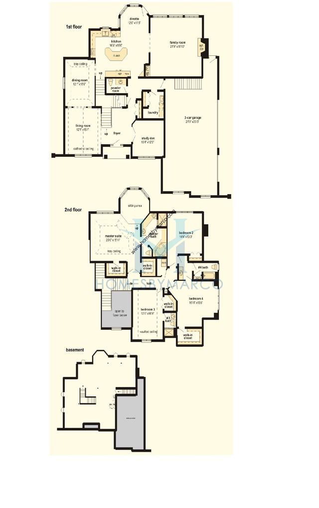 Augusta model in the Brittany Glen subdivision in Orland Park, IL