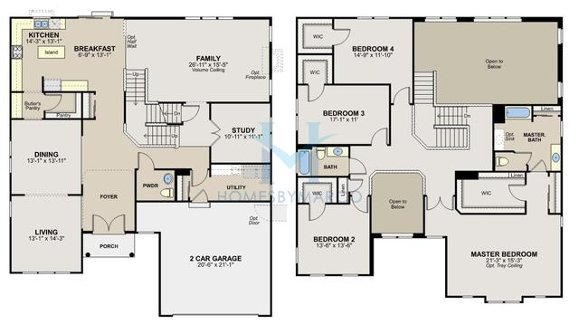 Photos of the Moraine model in the Herrington Estates in Bolingbrook, IL