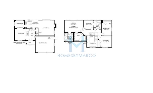 Photos of the Hawthorne model in the Laraway Ridge in New Lenox, IL