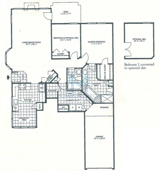 Dorset model in the Old Farm Village subdivision in Buffalo Grove, IL