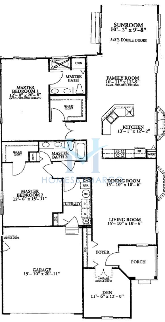 Photos of the Palm Springs model in the Carillon Lakes in Crest Hill, IL