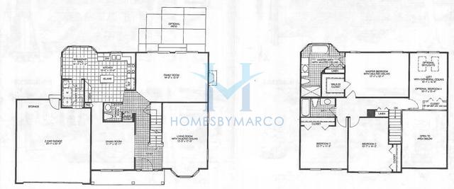 Marlborough model in the Old Farm Village subdivision in Buffalo Grove, IL