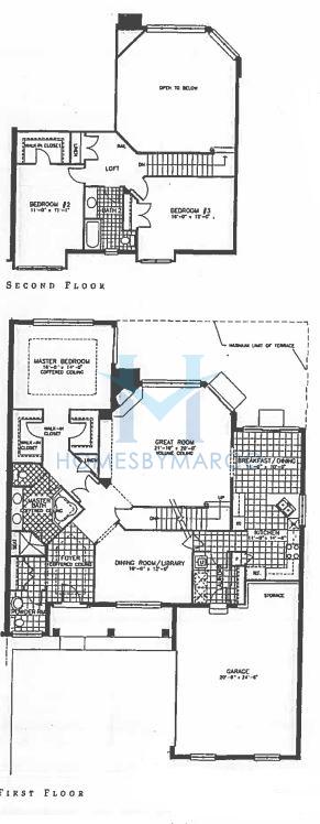 Hampton model in the Royal Ridge subdivision in Northbrook, IL