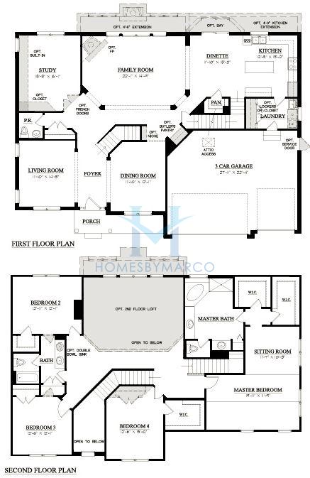Photos of the Cascade model in the Creekside Estates South in Lockport, IL
