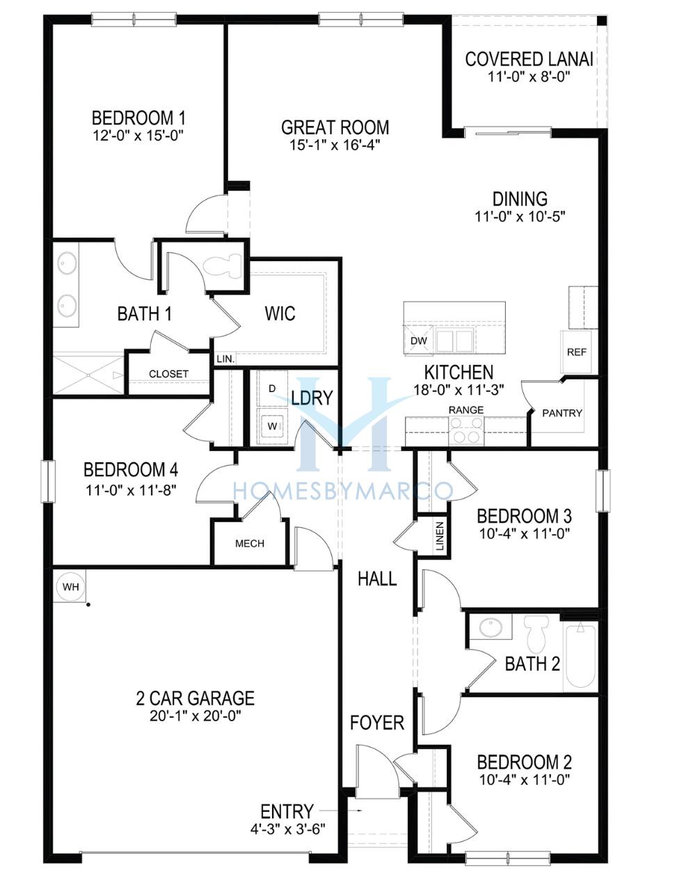 Photos of Cali model in the Edgemont subdivision in Clermont, FL