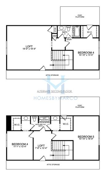 Avery model in Winterlake, Gastonia, NC, built by Eastwood Homes