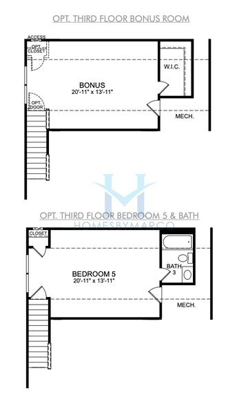 Ellerbe model in Winterlake, Gastonia, NC, built by Eastwood Homes