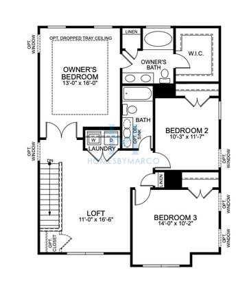 Ellerbe model in Winterlake, Gastonia, NC, built by Eastwood Homes