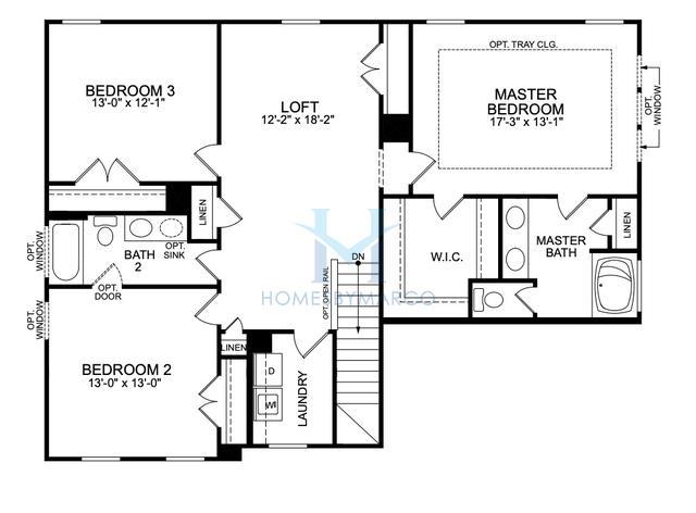 Brevard model in Parkview Estates, Concord, NC, built by Eastwood Homes