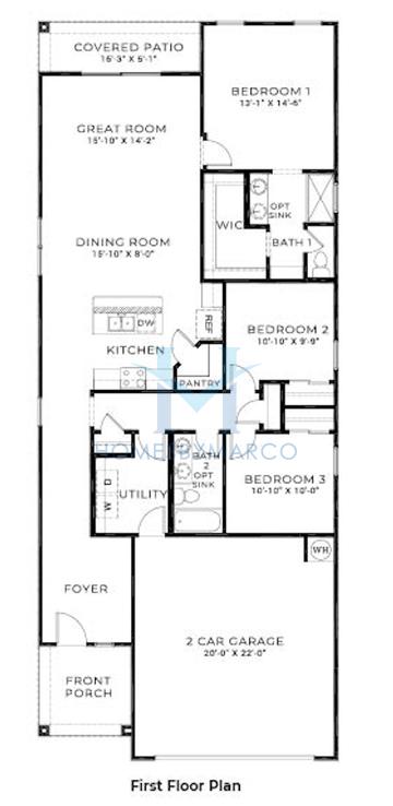 Photos of the Matterhorn model in the The Village at Copper Basin subdivision in San Tan Valley, AZ