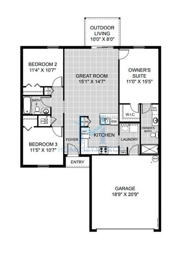 Photos of the Pindo model in the Tillman Oaks subdivision in Wildwood, FL
