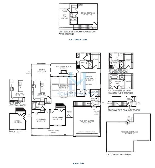 Photos of the Cumberland model in the Arborvale subdivision in Fayetteville, GA