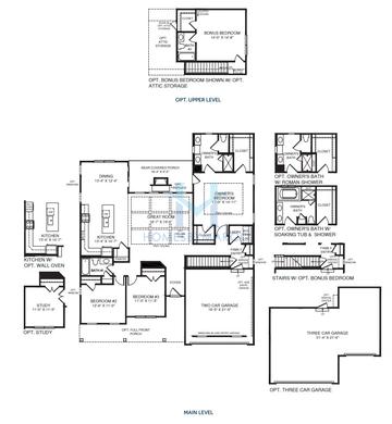 Photos of the Cumberland model in the Arborvale subdivision in Fayetteville, GA