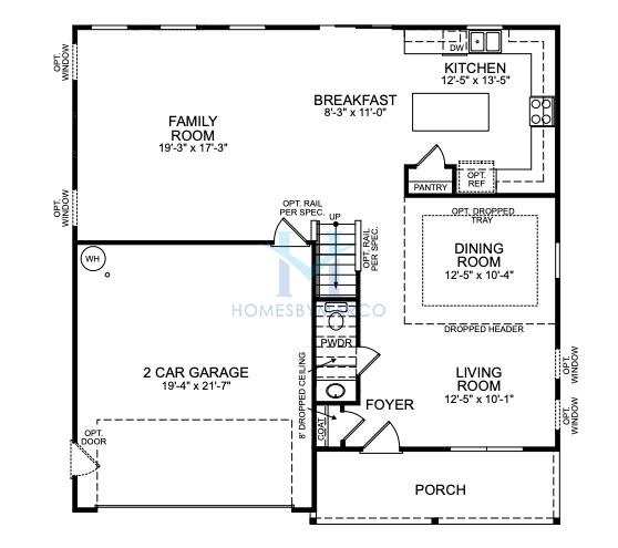 Photos of the Wilmington model in the Parkview Estates subdivision in Concord, NC
