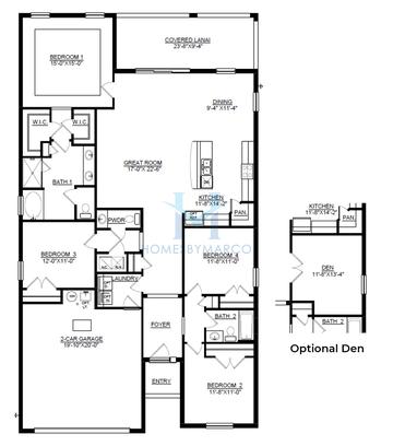 Photos of the Lantana model in the Finley Woods subdivision in Gainesville, FL
