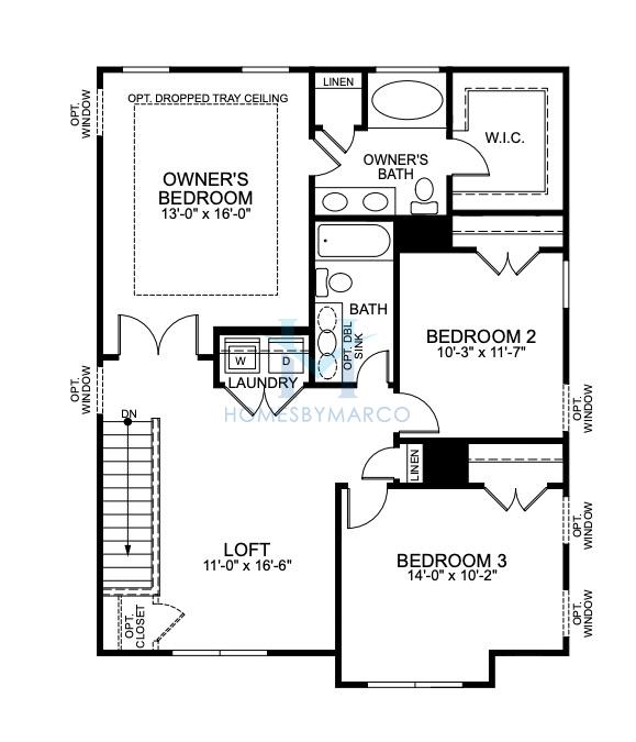 Ellerbe model in Parkview Estates, Concord, NC, built by Eastwood Homes