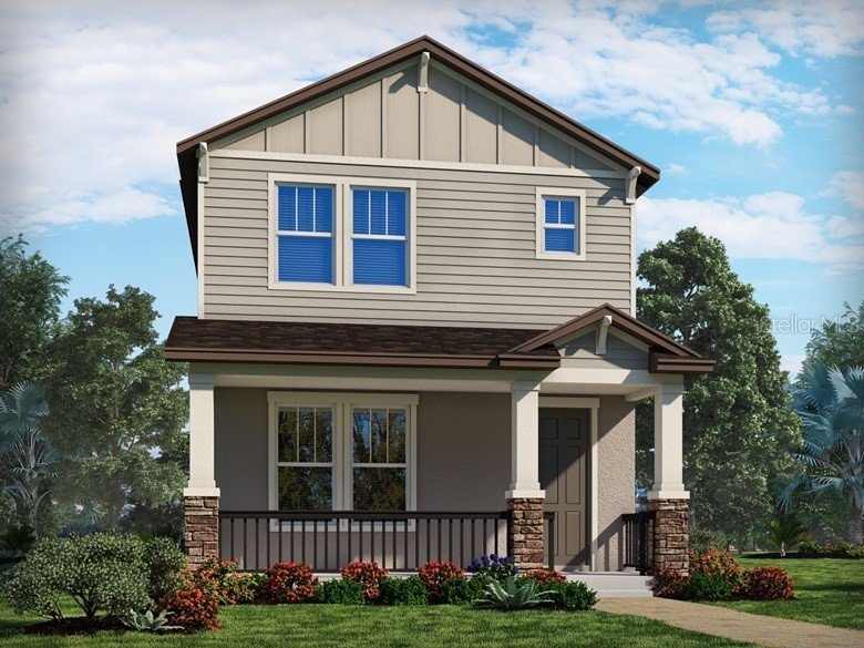 Austen model in Silver Springs Bungalows, St. Cloud, FL, built by Meritage Homes