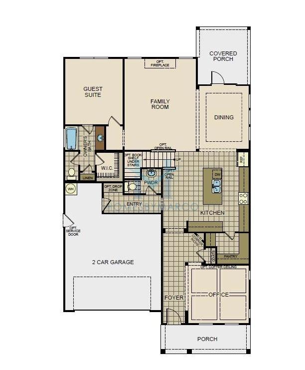 Photos of the Pinehurst model in the Wildbrook subdivision in Denver, NC