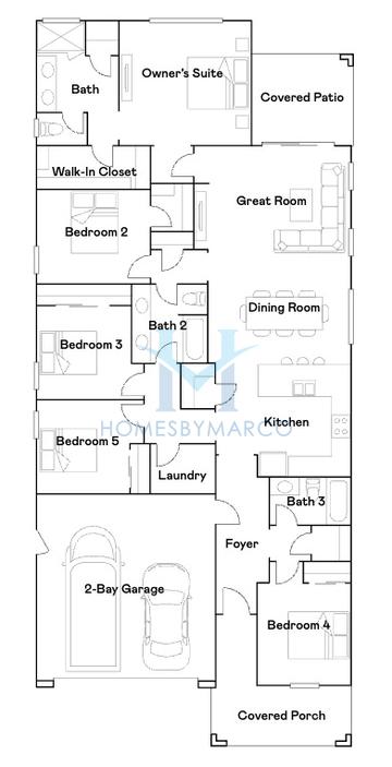 Photos of the Ocotillo model in the Western Enclave subdivision in Phoenix, AZ