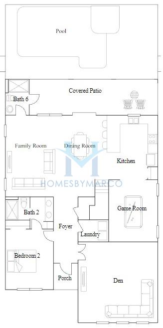 Photos of the Gatsby model in the Storey Lake subdivision in Kissimmee, FL