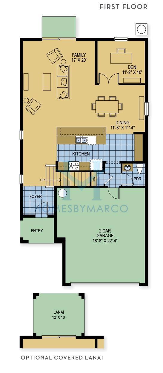 Photos of the Sebastian model in the Bella Vita subdivision in Davenport, FL