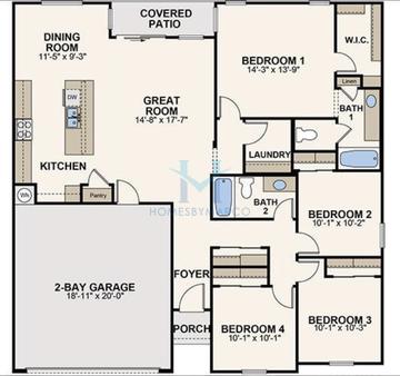 Photos of the 1525 model in the Villa Adelaida subdivision in Florence, AZ