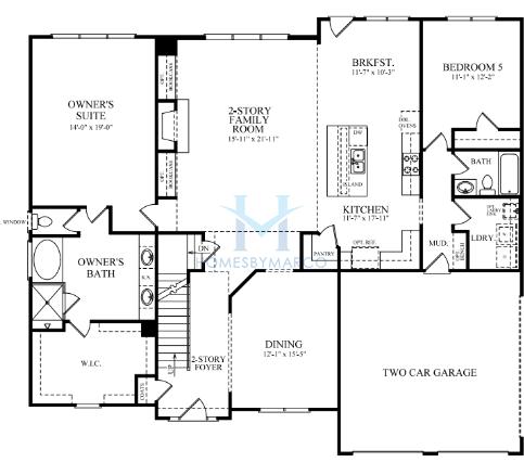 Photos of the Tiburon model in the Arden on Lanier subdivision in Cumming, GA