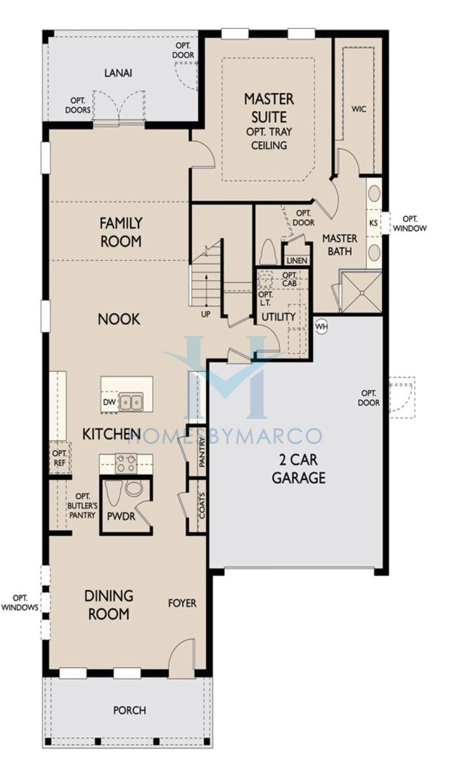 Photos of the Tuttle model in the Sunbrooke subdivision in St. Cloud, FL