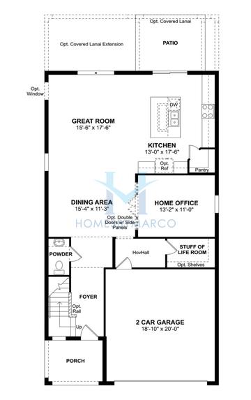 Paloma model in San Sebastian Reserve, Apopka, FL, built by K. Hovnanian Homes