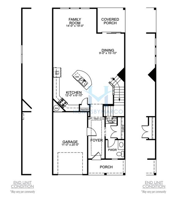 Photos of the Norman model in the The Enclave at Davis Lake subdivision in Charlotte, NC