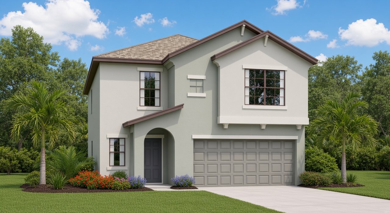 Boston model in Saddle Creek, Lakeland, FL, built by Lennar