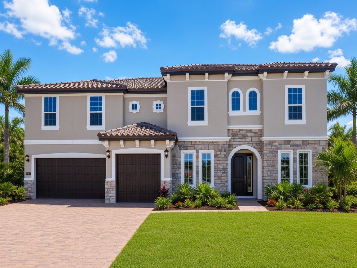 Kerrville II model in The Landings at Hawks Crest, Winter Park, FL, built by Meritage Homes