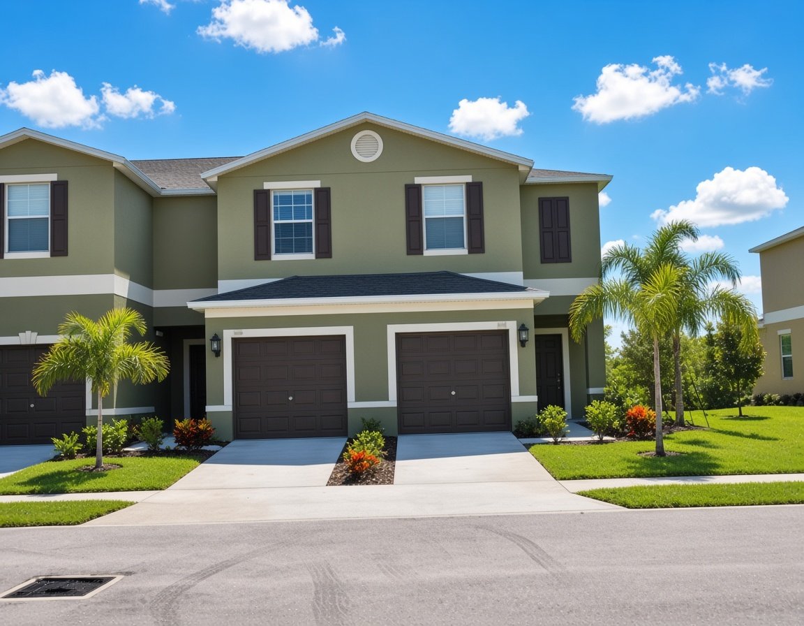 Hampton model in The Town at Legacy Park, Davenport, FL, built by Lennar
