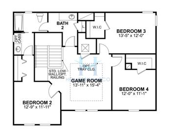 Santa Monica model in Whispering Oaks Preserve, Wesley Chapel, FL, built by M/I Homes