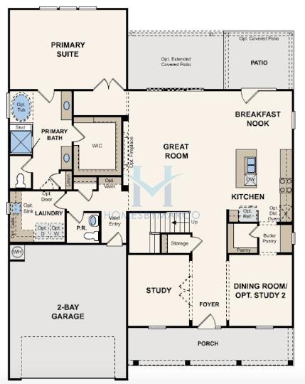 Photos of the Lily model in the Pickens Landing subdivision in Dacula, GA