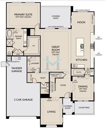 Photos of the Yellowwood model in the Sultana at Madera subdivision in Queen Creek, AZ