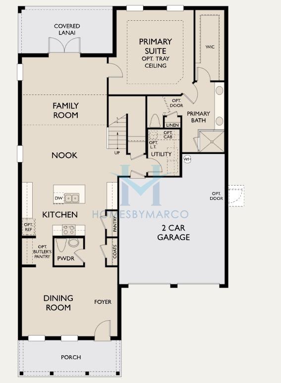 Photos of the Tuttle model in the Hampton Oaks subdivision in Deltona, FL