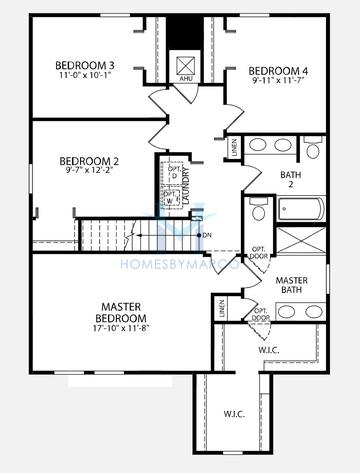 Glendale model in Harmony Central, St. Cloud, FL, built by 
