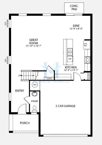 Photos of the Glendale model in the Harmony Central subdivision in St. Cloud, FL