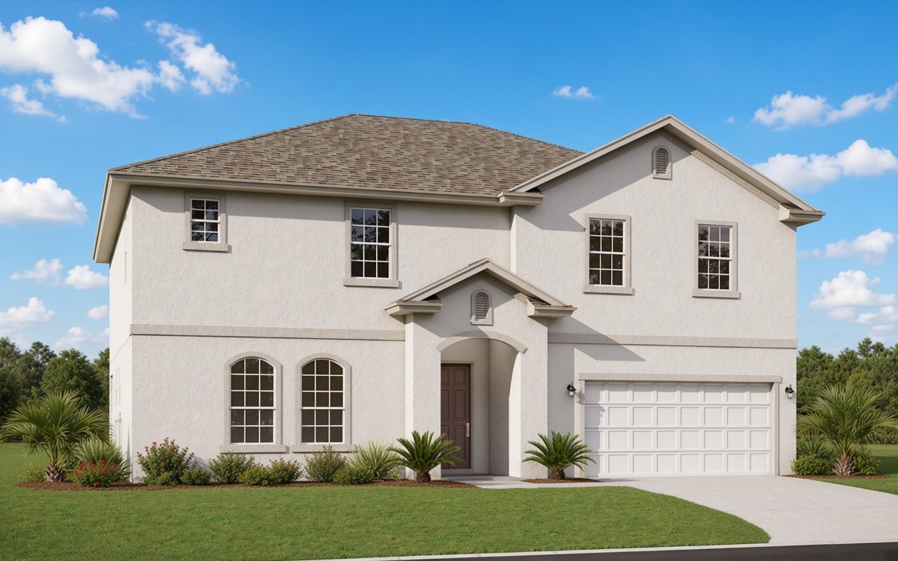Montego model in Deer Island Golf Club, Tavares, FL, built by Dream Finders Homes