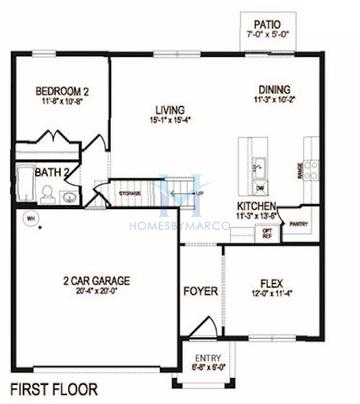 Hayden Modern model in Buena Lago, St. Cloud, FL, built by D.R. Horton
