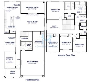 Photos of the Crow model in the Paradise Ridge subdivision in Phoenix, AZ