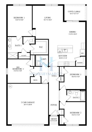 Photos of the Cali model in the North Port subdivision in North Port, FL