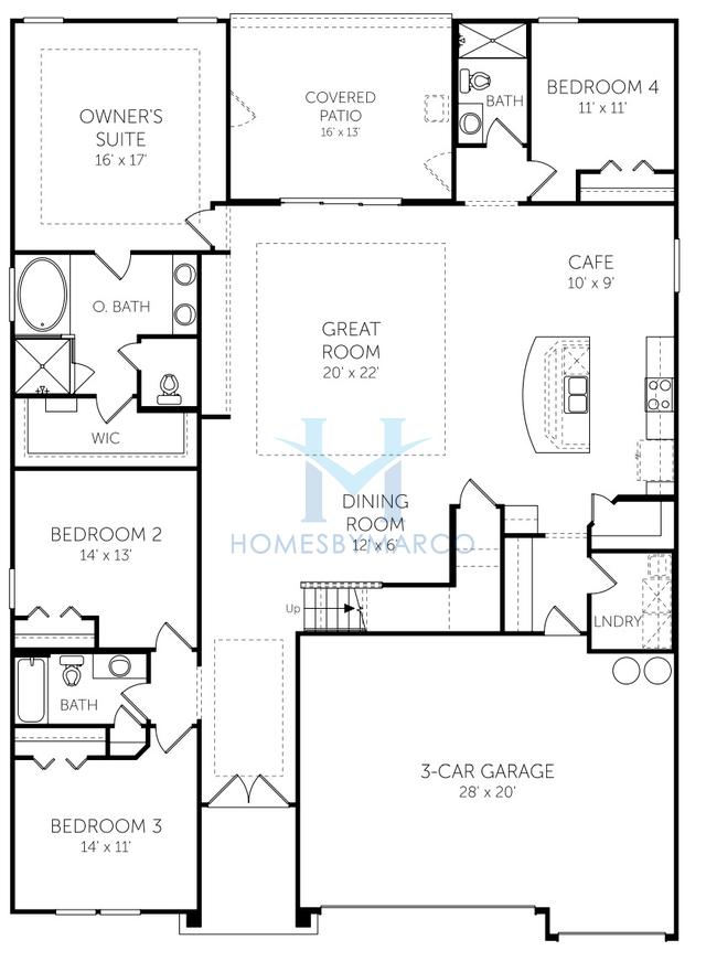 Photos of the Avalon II model in the Tributary subdivision in Yulee, FL