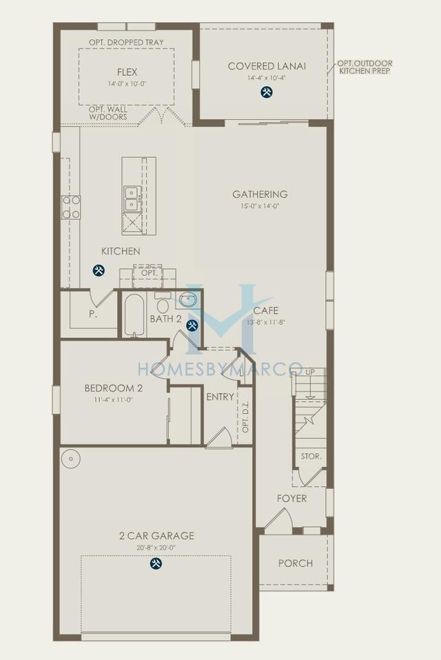 Photos of the Westland model in the Parkview Reserve subdivision in Orlando, FL
