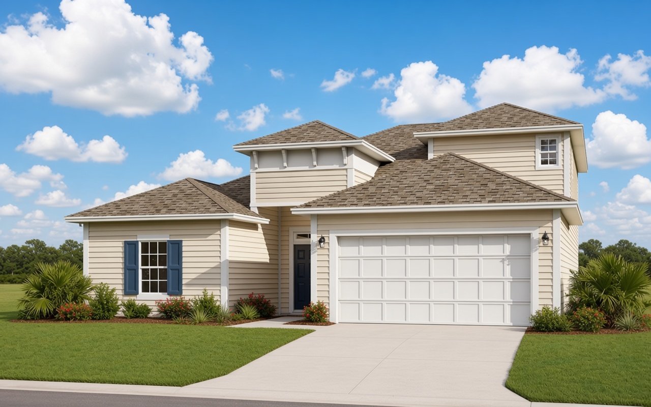 Camden II w/Bonus model in Grand Landings, Palm Coast, FL, built by Dream Finders Homes